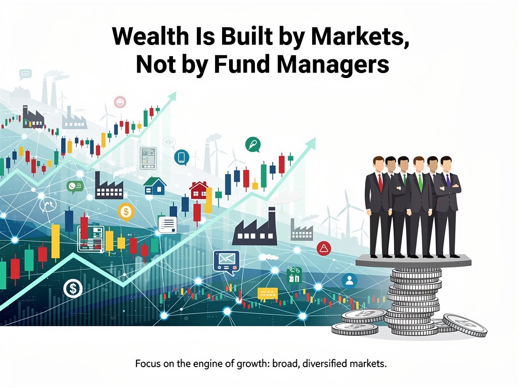 Wealth Is Built by Markets, Not by Fund Managers